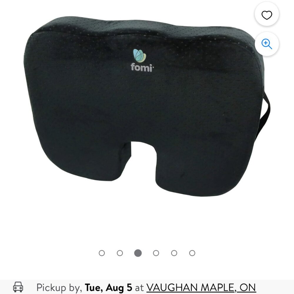 FOMI Extra Wide and Thick Firm Seat Cushion, Orthopedic Memory Foam